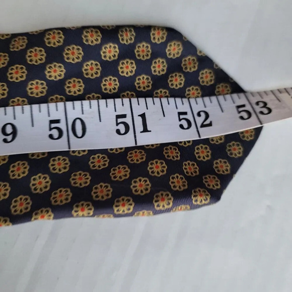 brooks brothers makers Silk tie Blue Dot Print  Made In England - Picture 5 of 6